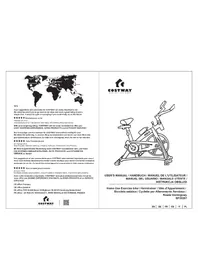 Notice COSTWAY SP35307 Formateur de vélo d'intérieur