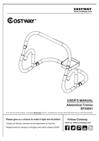 Notice COSTWAY SP34841 Équipement de fitness