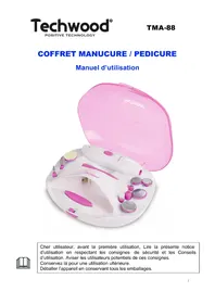 Notice TECHWOOD TMA-58 Set manicure et pedicure