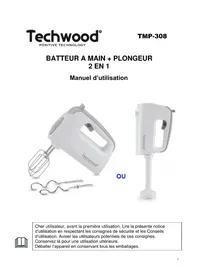 Notice TECHWOOD TMP-7178 Mixeur plongeant