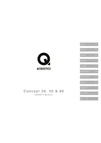 Notice Q Acoustics CONCEPT 30 Haut-parleur