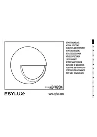 Notice Esylux MD-W200I Détecteur de mouvements