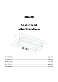 Notice CANDY CBT60RX Hotte