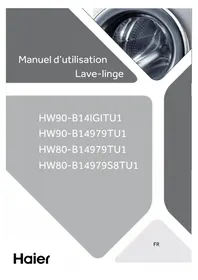 Notice HAIER HW90-B14979TEU1 Machine à laver