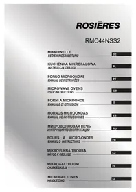 Notice ROSIERES RMC44NSS2 Four à micro-ondes