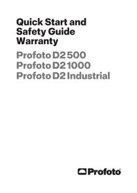 Notice PROFOTO D2 INDUSTRIAL Lampe
