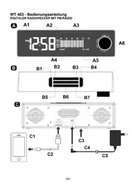 Notice Techno Line WT 483 Radio-réveil