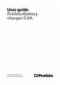 Notice PROFOTO BATTERY CHARGER 3A Batterie