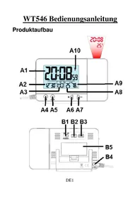 Notice Techno Line WT 546 Radio-réveil