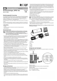 Notice Reely WP40 équipements de mesure