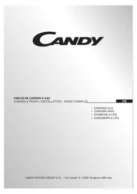 Notice CANDY CHW938X MAG Cuisinière