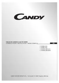 Notice CANDY CVG9WL38B MAG Cuisinière