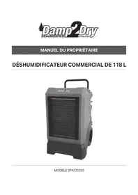 Notice Perfect Aire 2PACD250 Déshumidificateur