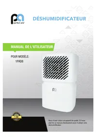 Notice Perfect Aire 1PAD8 Déshumidificateur