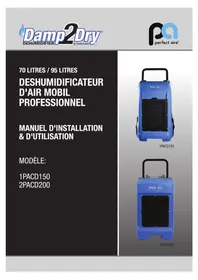 Notice Perfect Aire 2PACD200 Déshumidificateur