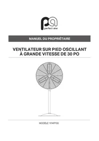 Notice Perfect Aire 1PAFP30 Ventilateur