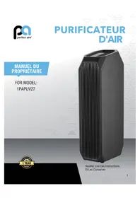 Notice Perfect Aire 1PAPUV27 Purificateur d'air