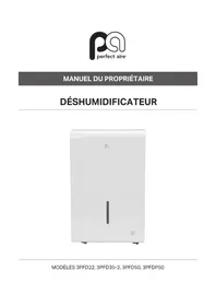 Notice Perfect Aire 3PFD35-2 Déshumidificateur