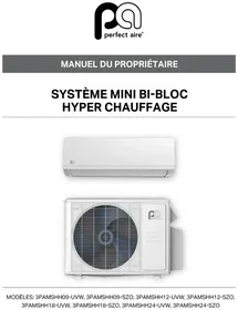 Notice Perfect Aire 3PAMSHH12-SYS Climatisation