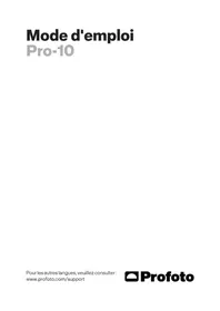 Notice PROFOTO PRO-10 Flash