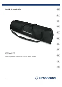 Notice Turbosound IP3000-TB Haut-parleur