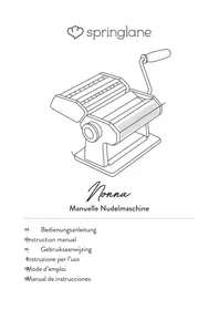 Notice Springlane NONNA Autres appareil de cuisine