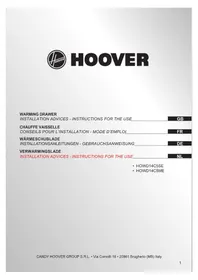 Notice HOOVER HOWD14C5ME Tiroir et armoire chauffants