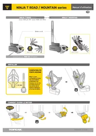 Notice Topeak NINJA T ROAD Accessoire de vélo