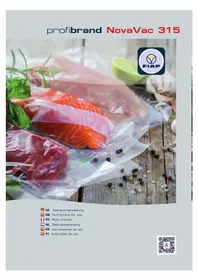 Notice Fiap PROFIBRAND NOVAVAC 315 Appareils à emballage sous vide