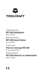 Notice Toolcraft RST-280 Machine de soudure