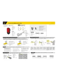 Notice Topeak TAILLUX 25 USB Lampe