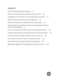 Notice Xiaomi SMART COOKING ROBOT Robot ménager
