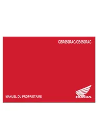 Notice Honda CBR650RAC (2024) Moto