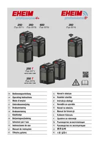 Notice EHEIM PROFESSIONEL 4+ 350T Filtre à eau