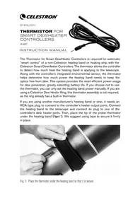 Notice CELESTRON THERMISTOR 94037 Thermomètre