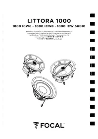 Notice FOCAL LITTORA 1000 ICW10 Haut-parleur