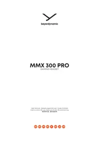 Notice BEYERDYNAMIC MMX 300 PRO Ecouteur