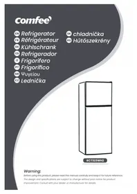 Notice COMFEE RCT323WH2 Réfrigérateur