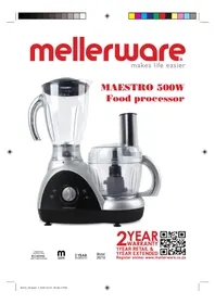 Notice Mellerware MAESTRO 26210 Robot ménager