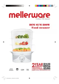 Notice Mellerware DIM SUM 27610 Cuiseur vapeur