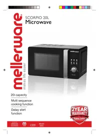 Notice Mellerware SCORPIO 26855 Four à micro-ondes
