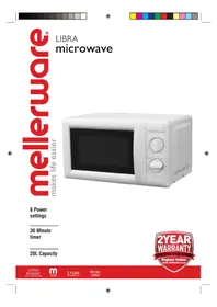 Notice Mellerware LIBRA 26800 Four à micro-ondes