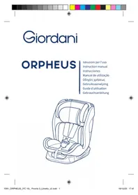 Notice Giordani ORPHEUS Siège de voiture
