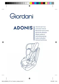 Notice Giordani ADONIS Siège de voiture