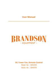 Notice Brandson 305039 Ventilateur