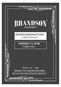 Notice Brandson 303087 Ventilateur