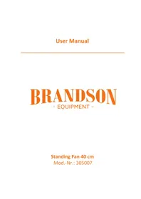 Notice Brandson 305007 Ventilateur