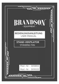 Notice Brandson 305893 Ventilateur