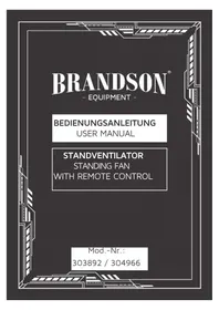 Notice Brandson 303892 Ventilateur