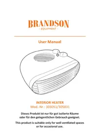 Notice Brandson 305831 Chauffage